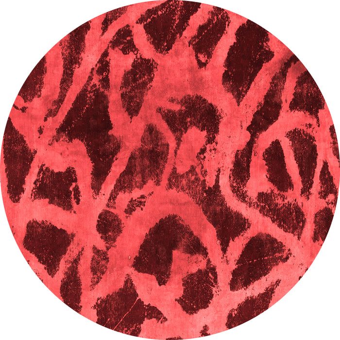 Abstract Red Modern Rug, abs1370red