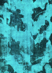 Abstract Turquoise Modern Rug, abs1371turq