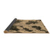 Sideview of Abstract Brown Modern Rug, abs1371brn