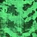 Square Machine Washable Abstract Green Modern Area Rugs, wshabs1371grn