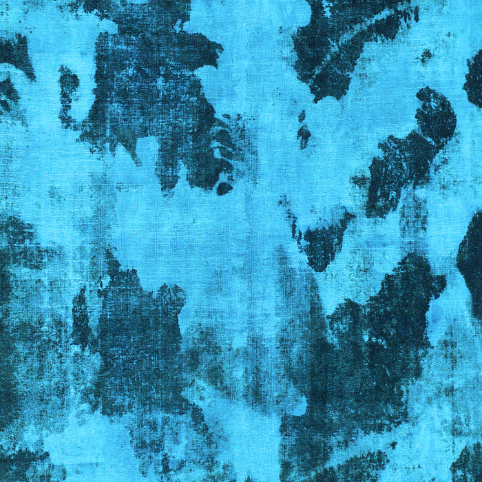 Machine Washable Abstract Light Blue Modern Rug, wshabs1371lblu