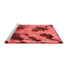 Modern Red Washable Rugs