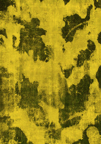 Abstract Yellow Modern Rug, abs1371yw