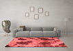 Modern Red Washable Rugs