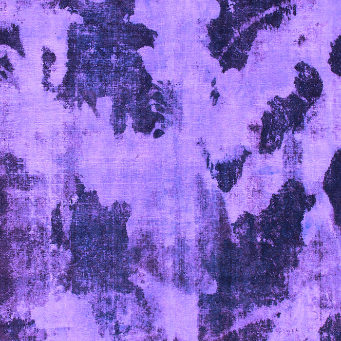 Machine Washable Abstract Purple Modern Area Rugs, wshabs1371pur