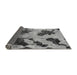 Sideview of Abstract Gray Modern Rug, abs1371gry