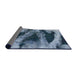 Sideview of Abstract Columbia Blue Modern Rug, abs1372