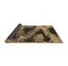 Sideview of Abstract Brown Modern Rug, abs1372brn