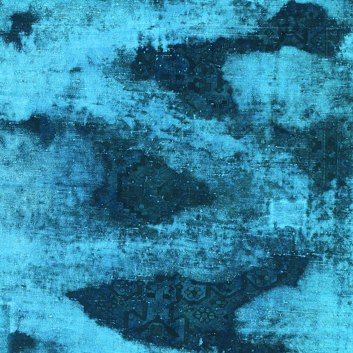 Machine Washable Abstract Light Blue Modern Rug, wshabs1372lblu