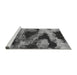 Sideview of Machine Washable Abstract Gray Modern Rug, wshabs1372gry