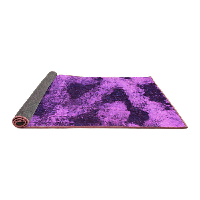 Sideview of Abstract Pink Modern Rug, abs1372pnk
