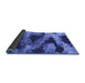 Sideview of Abstract Blue Modern Rug, abs1372blu