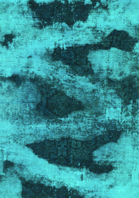 Abstract Turquoise Modern Rug, abs1372turq