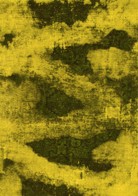 Abstract Yellow Modern Rug, abs1372yw