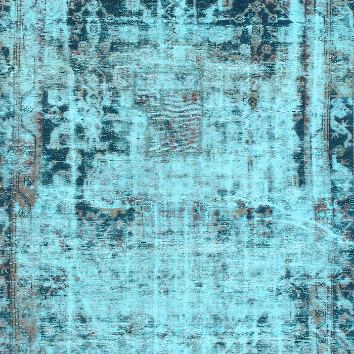 Machine Washable Abstract Light Blue Modern Rug, wshabs1373lblu