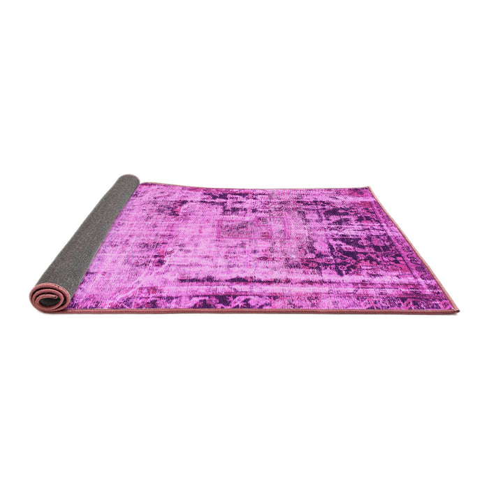 Sideview of Abstract Pink Modern Rug, abs1373pnk