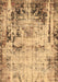 Abstract Brown Modern Rug, abs1373brn