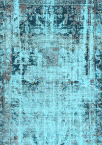 Abstract Light Blue Modern Rug, abs1373lblu