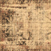 Square Abstract Brown Modern Rug, abs1373brn