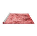 Modern Red Washable Rugs