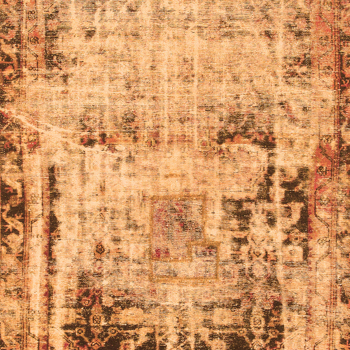 Machine Washable Abstract Orange Modern Area Rugs, wshabs1373org