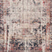 Square Abstract Mauve Taupe Purple Modern Rug, abs1373