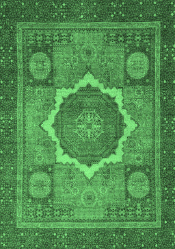 Abstract Emerald Green Modern Rug, abs1374emgrn