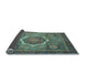 Sideview of Abstract Light Blue Modern Rug, abs1374lblu