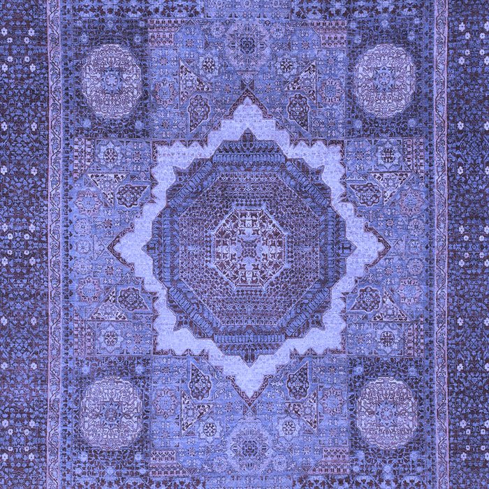 Machine Washable Abstract Blue Modern Rug, wshabs1374blu