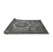 Sideview of Abstract Gray Modern Rug, abs1374gry