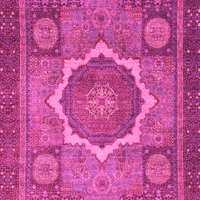 Machine Washable Abstract Pink Modern Rug, wshabs1374pnk