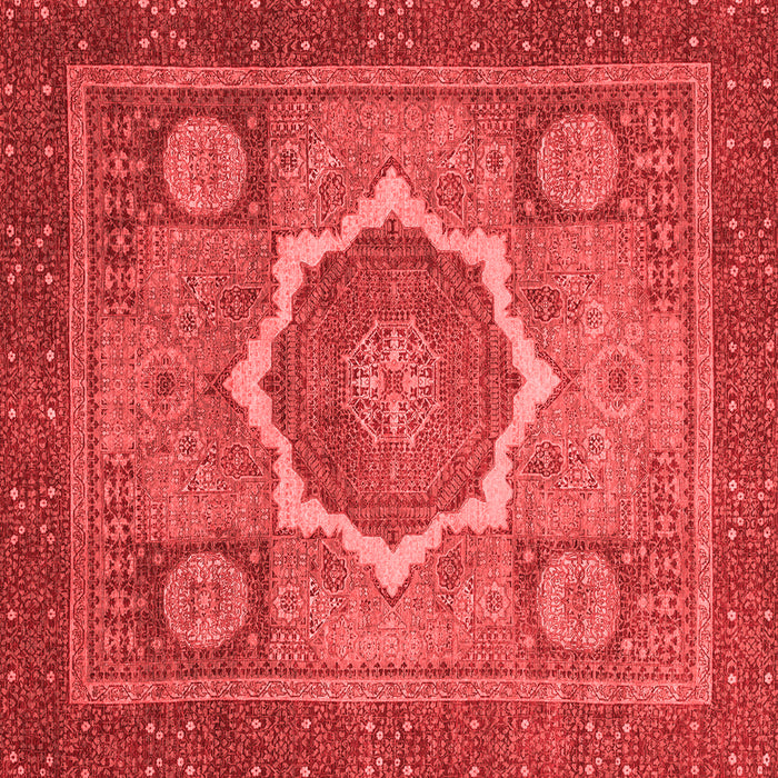 Machine Washable Abstract Red Modern Rug, wshabs1374red