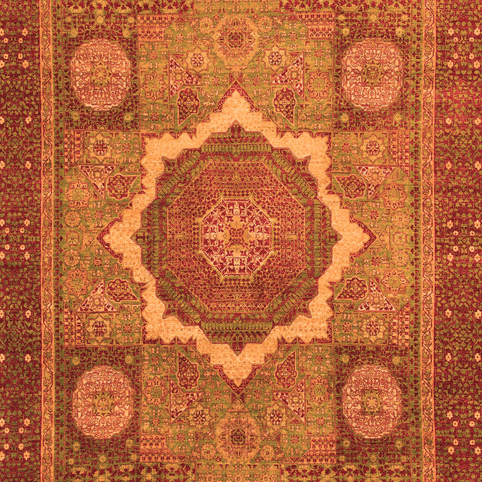 Abstract Orange Modern Rug, abs1374org