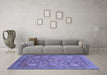 Machine Washable Abstract Blue Modern Rug in a Living Room, wshabs1375blu