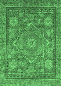 Abstract Emerald Green Modern Rug, abs1375emgrn