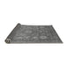 Sideview of Abstract Gray Modern Rug, abs1375gry