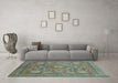 Machine Washable Abstract Light Blue Modern Rug in a Living Room, wshabs1375lblu