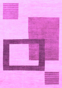 Solid Purple Modern Rug, abs1376pur