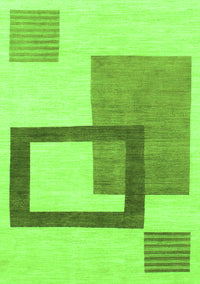 Solid Green Modern Rug, abs1376grn