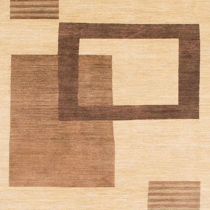 Machine Washable Abstract Orange Rug, wshabs1376