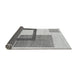 Sideview of Solid Gray Modern Rug, abs1376gry