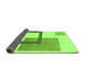 Sideview of Solid Green Modern Rug, abs1376grn