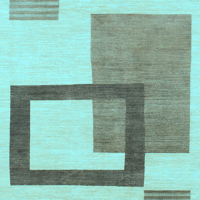 Solid Light Blue Modern Rug, abs1376lblu