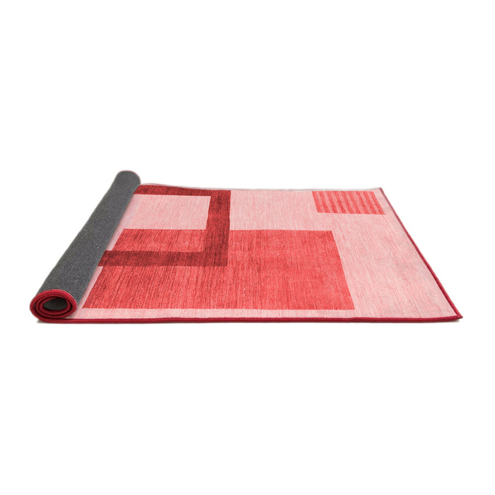 Solid Red Modern Area Rugs