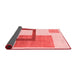 Solid Red Modern Area Rugs