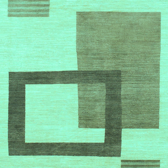 Solid Turquoise Modern Rug, abs1376turq
