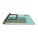 Sideview of Solid Light Blue Modern Rug, abs1376lblu