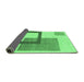 Sideview of Solid Emerald Green Modern Rug, abs1376emgrn