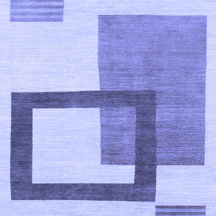 Solid Blue Modern Rug, abs1376blu