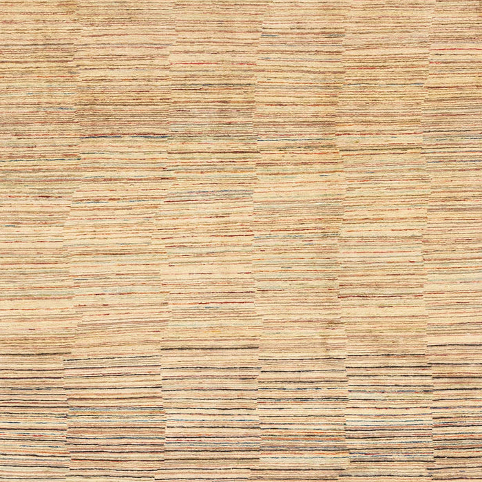 Square Machine Washable Abstract Yellow Rug, wshabs1377